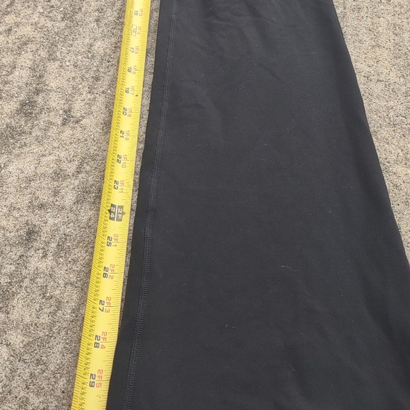 Athleta Transcend Slim Pant Nylon Stretch Black Womens Medium M Workout Yoga - Picture 10 of 11